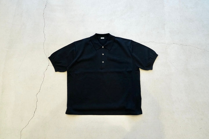 A.PRESSE / Cotton Knit S/S Polo Shirt – web-inter