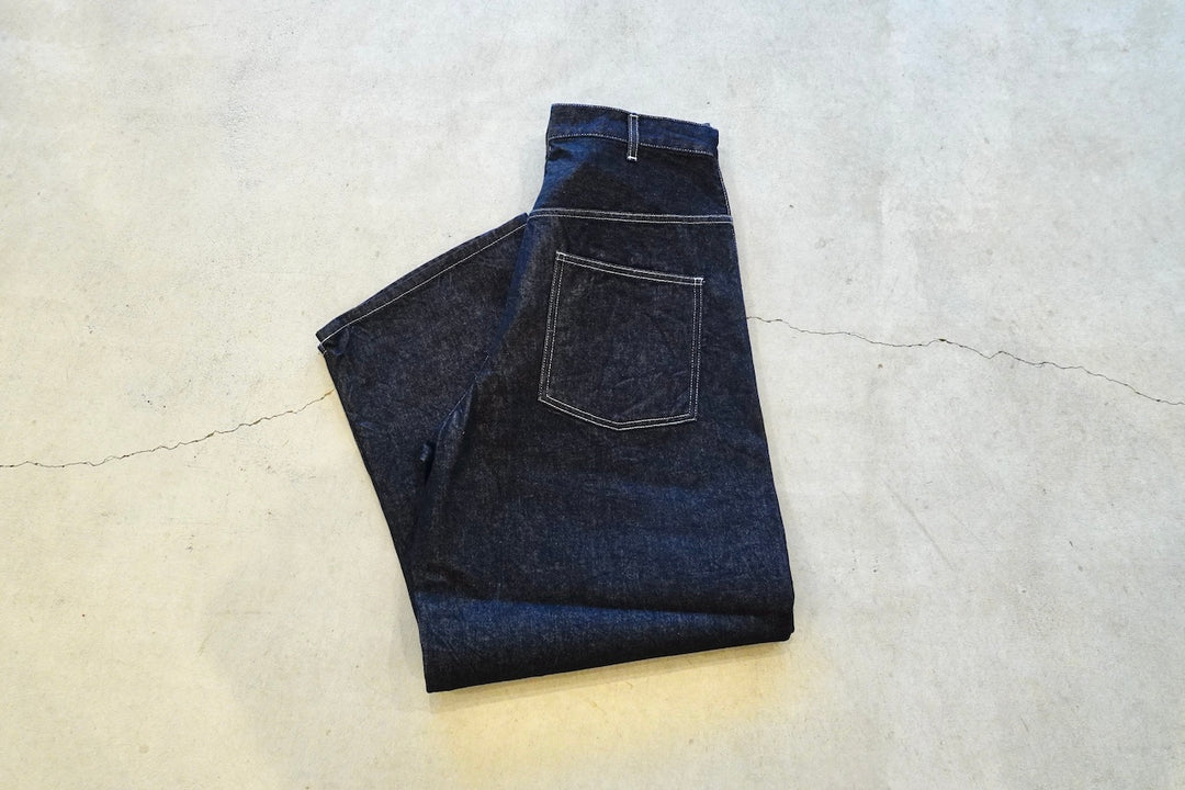 COMME des GARCONS HOMME / 綿デニム 製品洗 DENIM CURVE PANTS – web