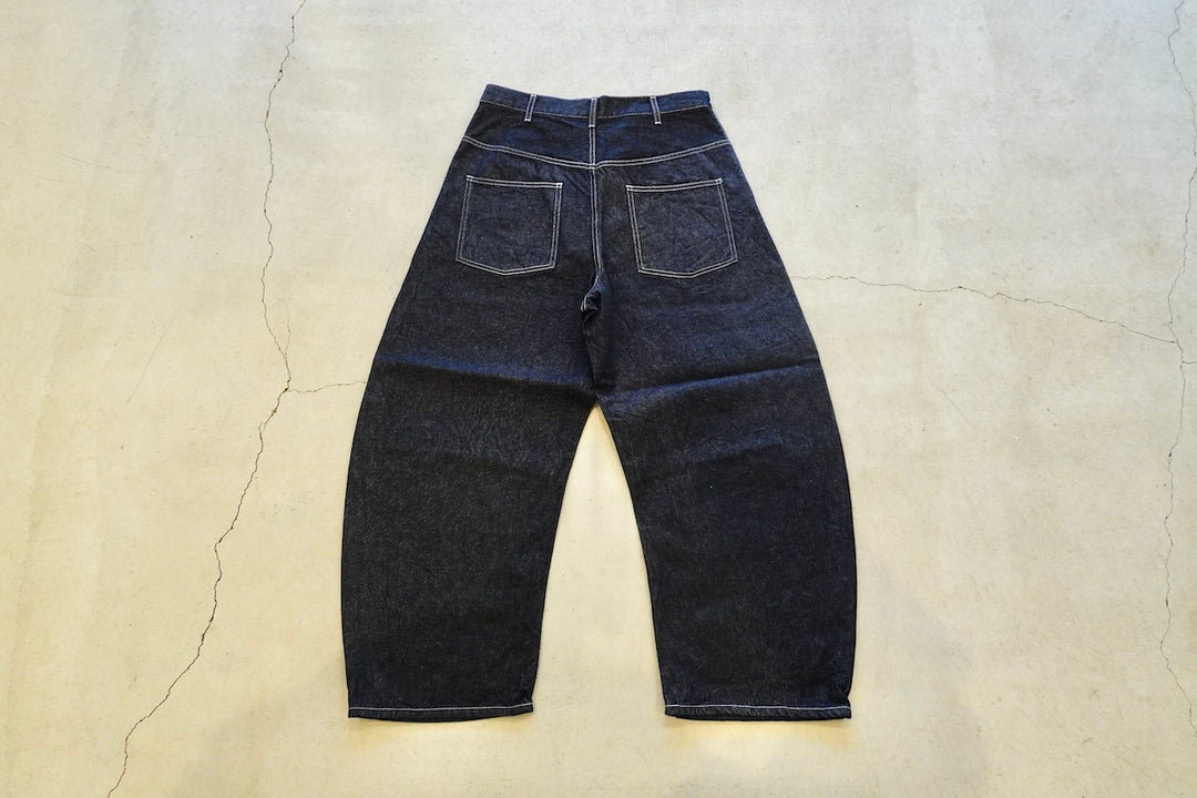 COMME des GARCONS HOMME 綿反応デニムストレートパンツ M COMME des GARCONS HOMME / 綿デニム 製品洗 DENIM CURVE PANTS – web
