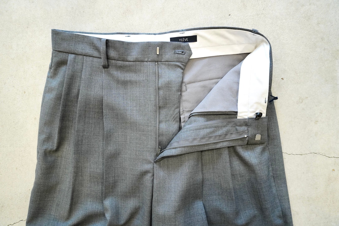 SALE<30% OFF>YLEVE (MOMEN'S) / SUPER120'S CHAMBRAY WOOL