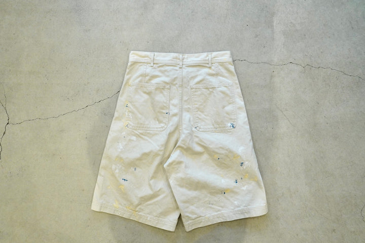 パンツ YLEVE / HAND PAINT DENIM SHORTS セール】YLEVE / HAND PAINT DENIM SHORTS（デニムパンツ）｜YLEVE