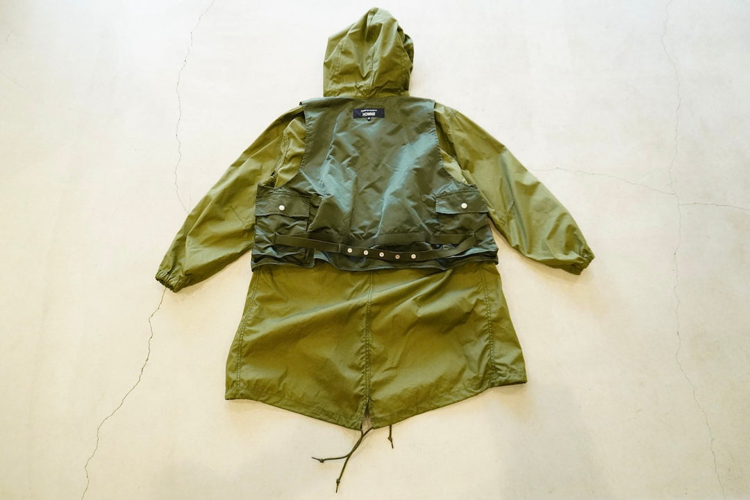 COMME des GARCONS HOMME / 綿ナイロンウェザー×ナイロンツイル 製品洗