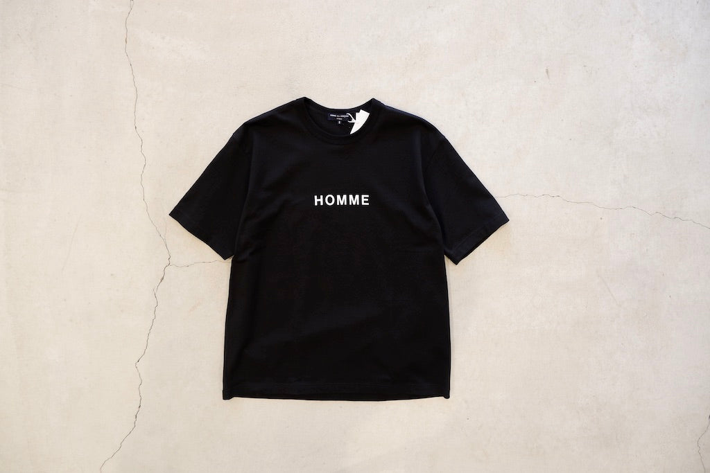 COMME des GARCONS HOMME / 綿度詰天竺 製品プリント – web-inter