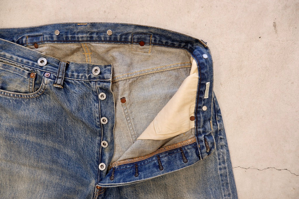 A.PRESSE No.22 Washed Wide Denim 32