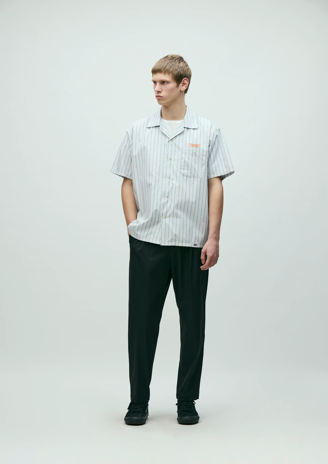 NEIGHBORHOOD / STRIPE WORK SHIRT SS – web-inter