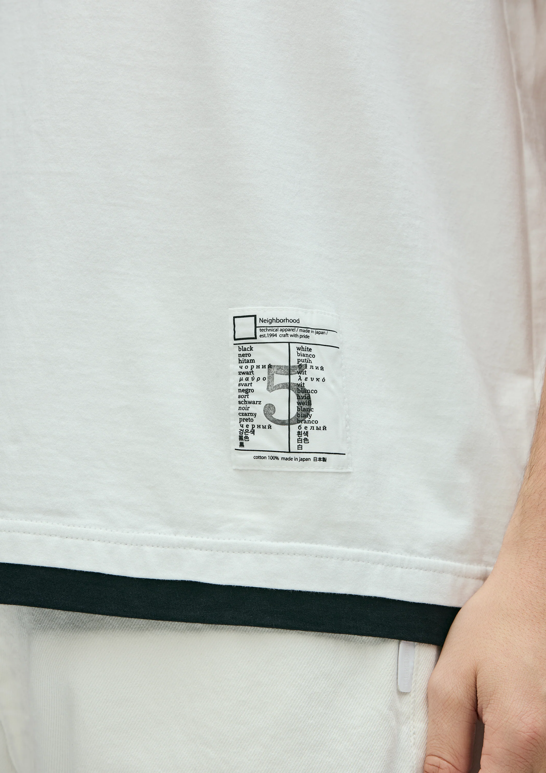 NEIGHBORHOOD / BW . LAYERED TRIM CREWNECK SS – web-inter