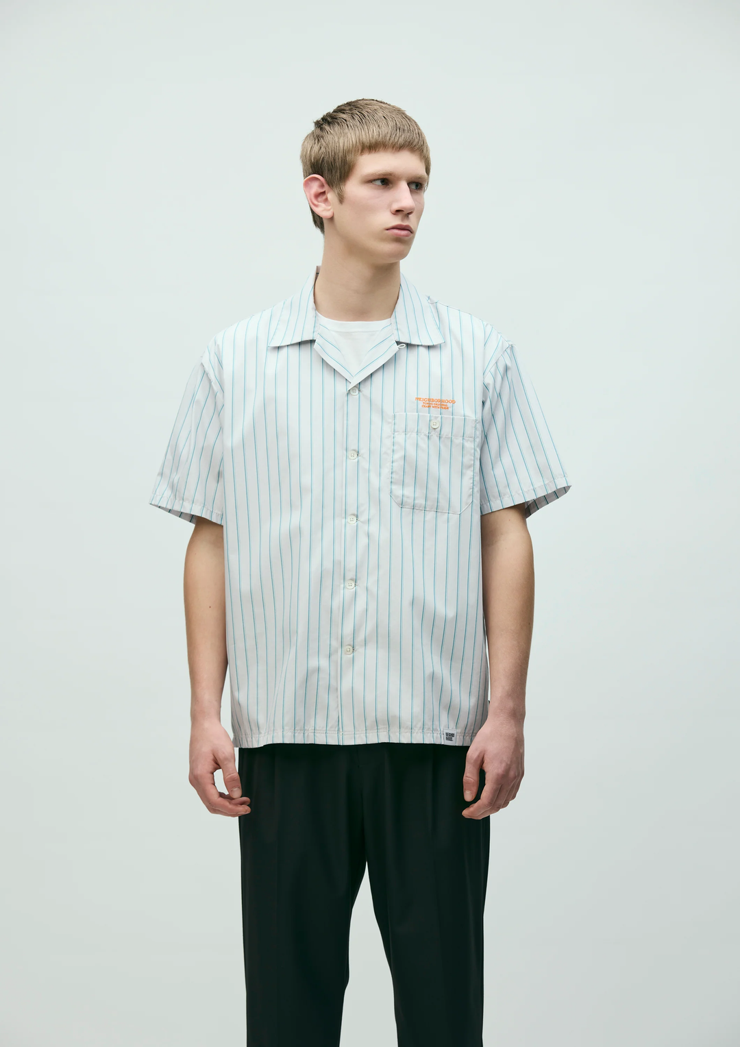 NEIGHBORHOOD / STRIPE WORK SHIRT SS – web-inter
